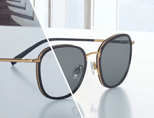 Lenses on specs tinting