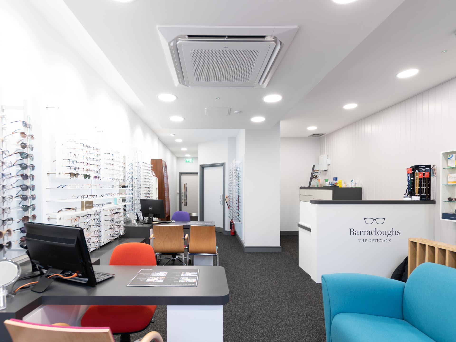 Interior of Barracloughs store